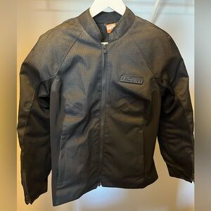 Men’s ICON Motorcycle Black Perforated Jacket